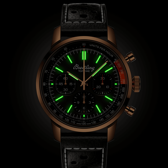 Breitling Replica Watch Top Time B01, 18k Red Gold, 41mm, RB01761A1Q1X1