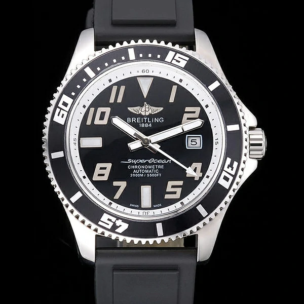 Breitling Superocean 42 Abyss White Accents Rubber Bracelet new60396