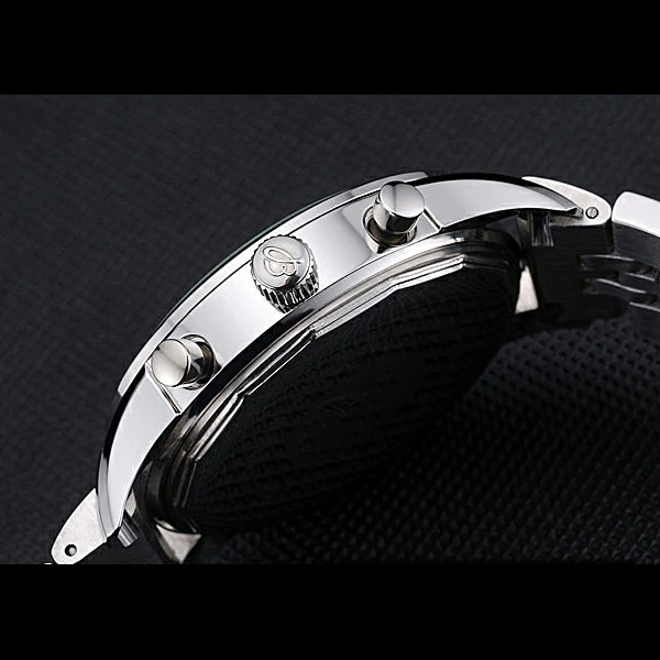 Breitling Transocean Chronograph White Dial Stainless Steel Case And Bracelet new60121