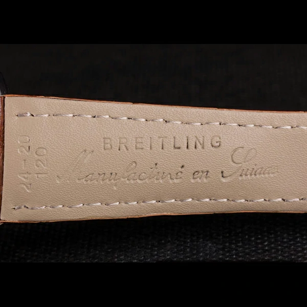 Breitling Transocean White Dial Light Brown Leather Strap Rose Gold Bezel new58565