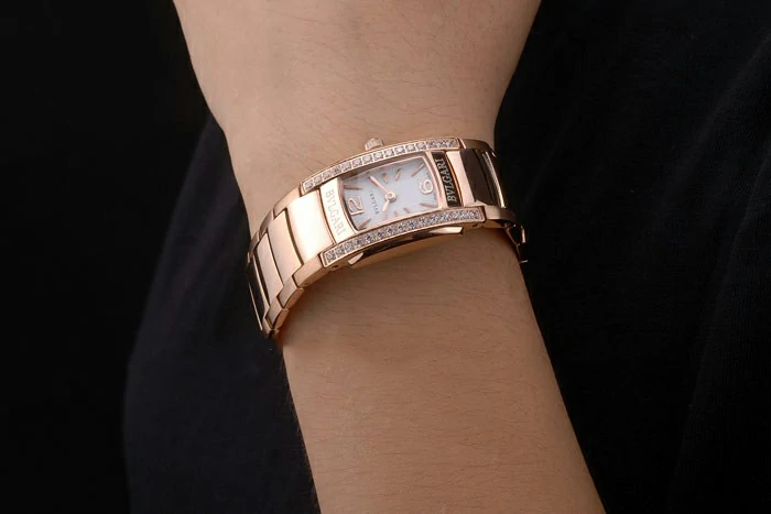 Bvlgari Assioma D 20mm White Dial Rose Gold Case And Bracelet new72912