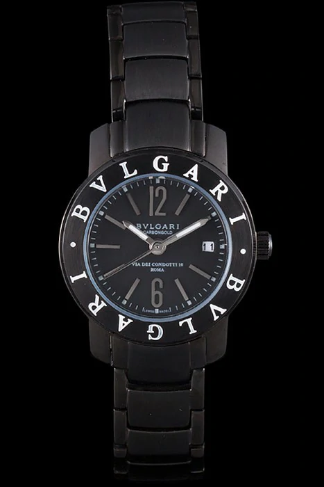 Bvlgari Bvlgari 27mm Black Dial Black Steel Case Black Steel Bracelet new116399
