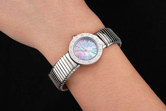Bvlgari Bvlgari Pearl Dial Stainless Steel Case And Tubogas Bracelet new122903