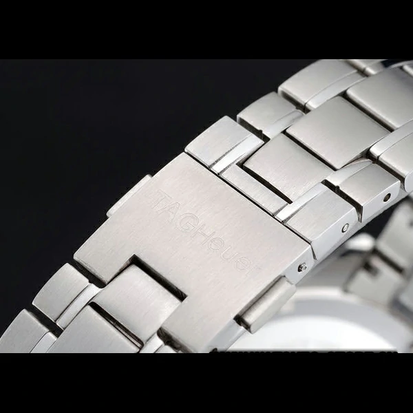 Carrera Black Dial Calibre 16 Link Tag Heuer Watch new57909
