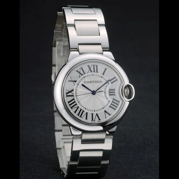 Cartier Ballon Bleu 38mm White Dial Stainless Steel Case Two Tone Silver Bracelet new59128