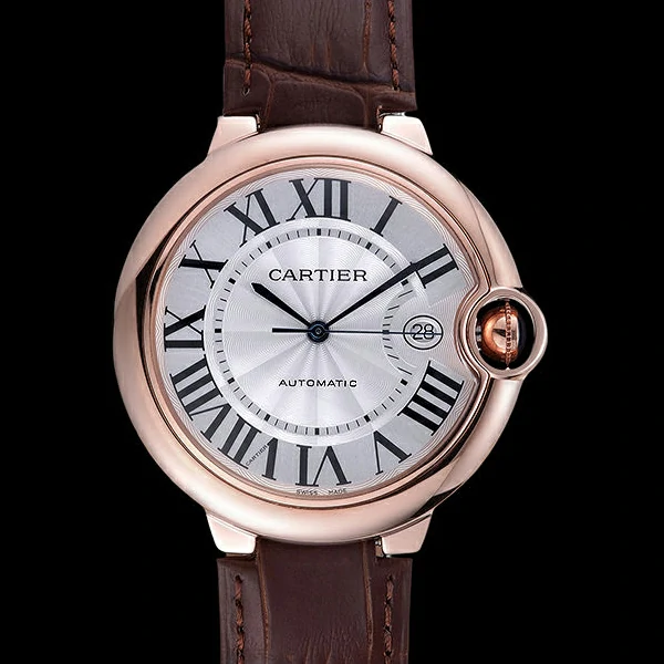 Cartier Ballon Bleu Brown Leather Bracelet new59965