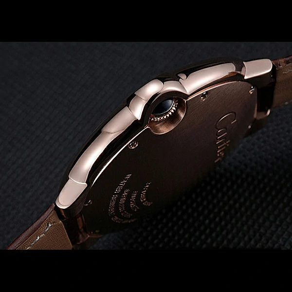Cartier Ballon Bleu Brown Leather Bracelet new59965