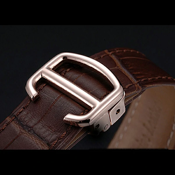 Cartier Ballon Bleu Brown Leather Bracelet new59965