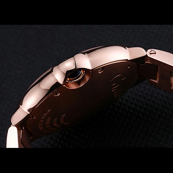 Cartier Ballon Bleu de Cartier Pink Diamond Dial Gold Bracelet new60445