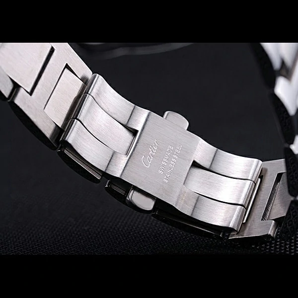 Cartier Ballon Bleu de Cartier White Diamond Dial Stainless Steel Bracelet new60443
