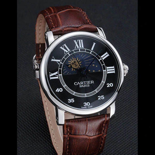 Cartier Moonphase Black Dial new59893