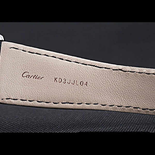 Cartier Moonphase Stainless Silver Dial White Dial new60085