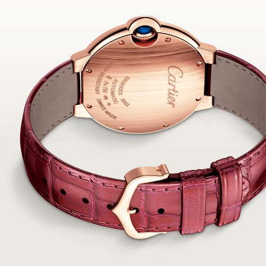 Cartier Replica Watch Ballon Bleu de Cartier Replica Watch, 18k Rose Gold with Diamond-set, 36mm, WJBB0034