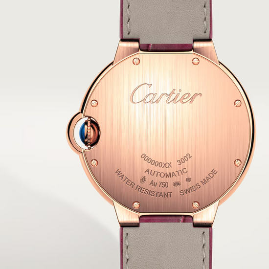 Cartier Replica Watch Ballon Bleu de Cartier Replica Watch, 18k Rose Gold with Diamond-set, 36mm, WJBB0034