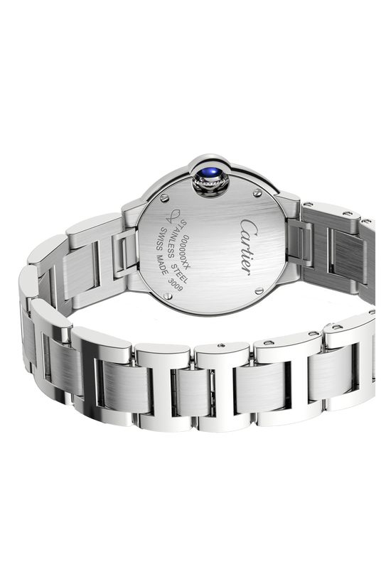 Cartier Replica Watch Ballon Bleu de Cartier Replica Watch, Stainless Steel and Diamonds, 28mm, W4BB0029