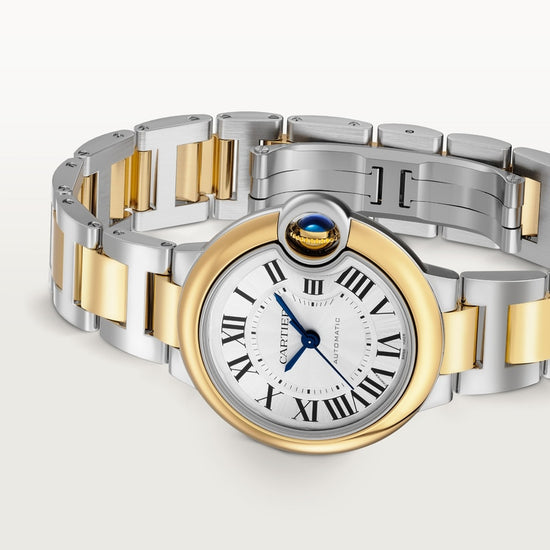 Cartier Replica Watch Ballon Bleu, Stainless Steel and 18k Yellow Gold, 36mm, Ladies, W2BB0038