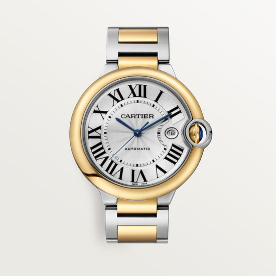 Cartier Replica Watch Ballon Bleu, Stainless Steel and 18k Yellow Gold, 42mm, W2BB0039