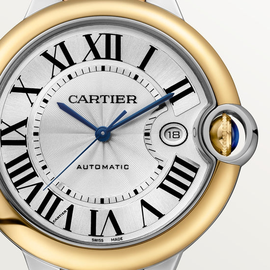 Cartier Replica Watch Ballon Bleu, Stainless Steel and 18k Yellow Gold, 42mm, W2BB0039