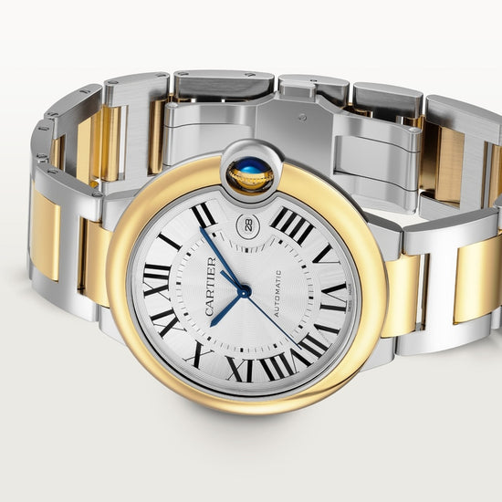 Cartier Replica Watch Ballon Bleu, Stainless Steel and 18k Yellow Gold, 42mm, W2BB0039
