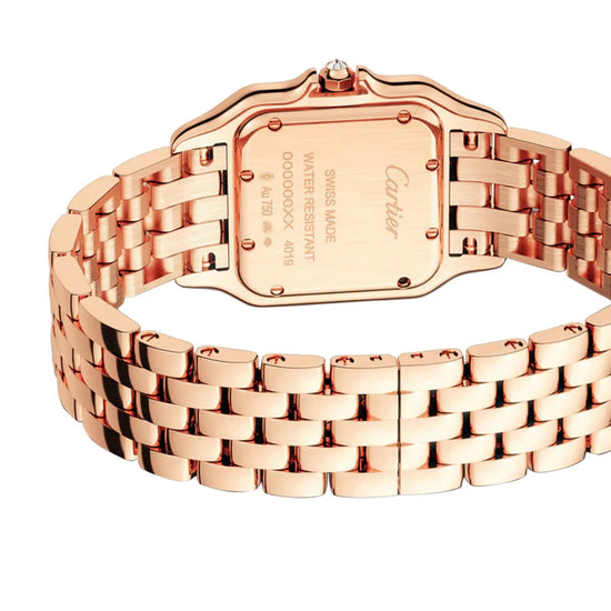 Cartier Replica Watch Panthère de Cartier Replica Watch Medium, 18k Rose Gold, Diamonds, 27mm x 36mm, WJPN0009
