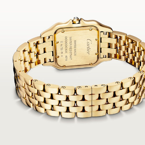 Cartier Replica Watch Panthère de Cartier Replica Watch Medium, 18k Yellow Gold and Diamonds, 27mm x 36mm, WJPN0085