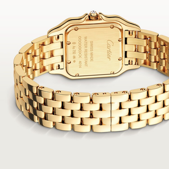 Cartier Replica Watch Panthère de Cartier Replica Watch Medium, 18k Yellow Gold, Diamonds, 27mm x 36mm, WJPN0016
