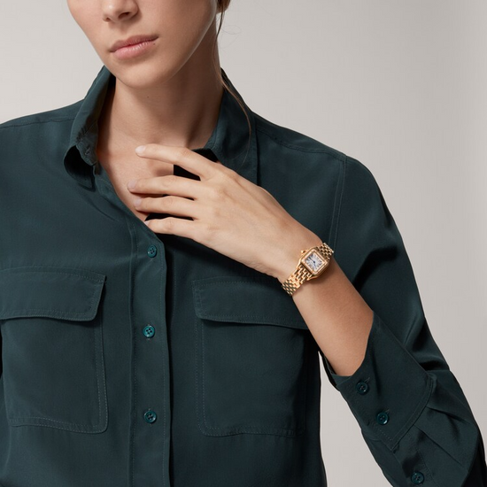 Cartier Replica Watch Panthère de Cartier Replica Watch Small, 18k Rose Gold, Diamonds, 22mm x 30mm, WJPN0049