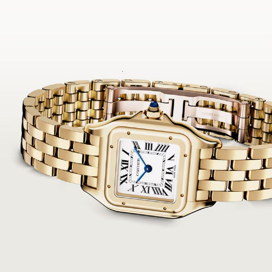 Cartier Replica Watch Panthère de Cartier Replica Watch Small, 18k Yellow Gold, 23mm x 30mm, WGPN0059
