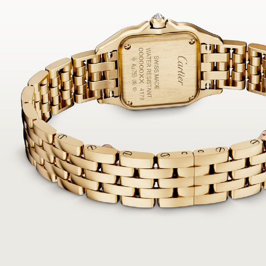 Cartier Replica Watch Panthère de Cartier Replica Watch Small, 18k Yellow Gold and Diamonds, 22mm x 30mm, WJPN0086