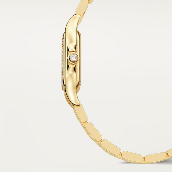 Cartier Replica Watch Panthère de Cartier Replica Watch Small, 18k Yellow Gold, Diamonds, 22mm x 30mm, WJPN0067