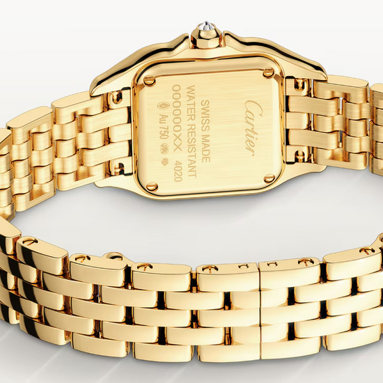 Cartier Replica Watch Panthère de Cartier Replica Watch Small, 18k Yellow Gold, Diamonds, 22mm x 30mm, WJPN0067