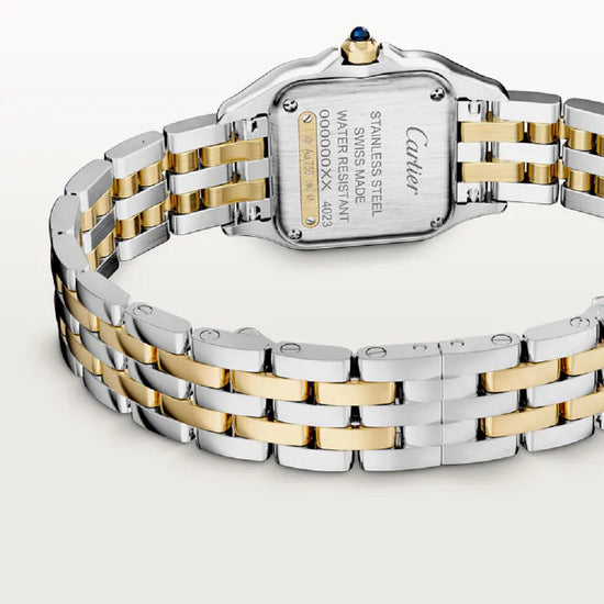 Cartier Replica Watch Panthère de Cartier Replica Watch Small, Stainless Steel and 18k Yellow Gold, 23mm x 30mm, W2PN0018