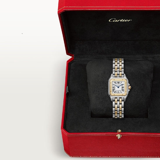 Cartier Replica Watch Panthère de Cartier Replica Watch Small, Stainless Steel and 18k Yellow Gold, 23mm x 30mm, W2PN0018
