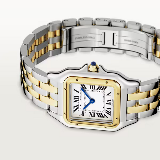 Cartier Replica Watch Panthère de Cartier Replica Watch, Stainless Steel, 18k Yellow Gold, 29mm x 37mm, W2PN0007