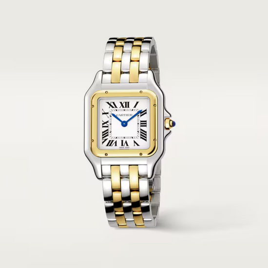 Cartier Replica Watch Panthère de Cartier Replica Watch, Stainless Steel, 18k Yellow Gold, 29mm x 37mm, W2PN0007