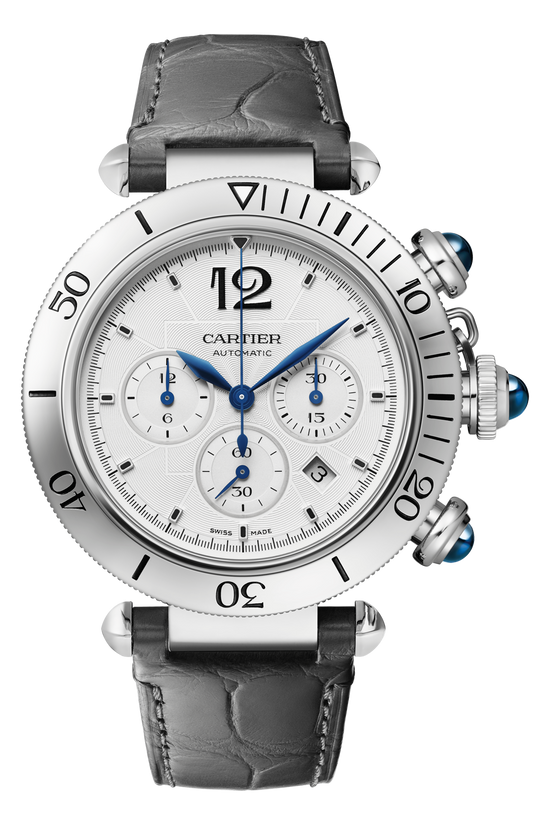 Cartier Replica Watch Pasha de Cartier Replica Watch Chronograph, Stainless Steel, 41mm, WSPA0018