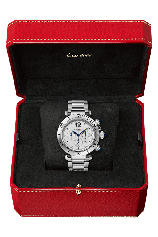 Cartier Replica Watch Pasha de Cartier Replica Watch Chronograph, Stainless Steel, 41mm, WSPA0018