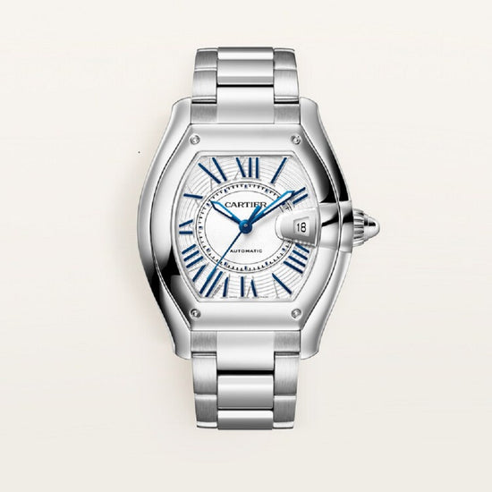 Cartier Replica Watch Roadster watch, Stainless Steel, 47.2mm x 38.8mm, WSRD0020