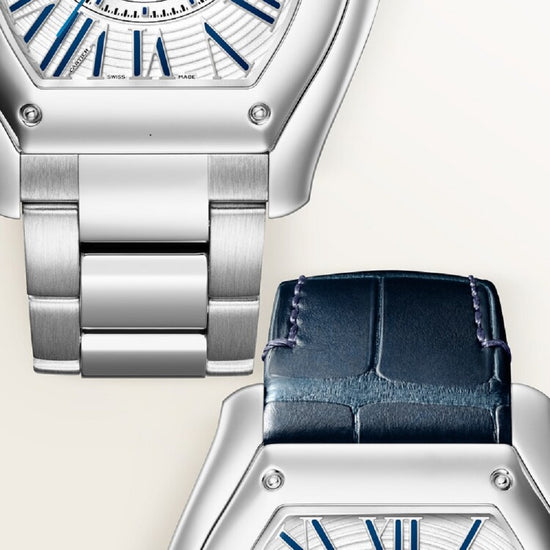Cartier Replica Watch Roadster watch, Stainless Steel, 47.2mm x 38.8mm, WSRD0020
