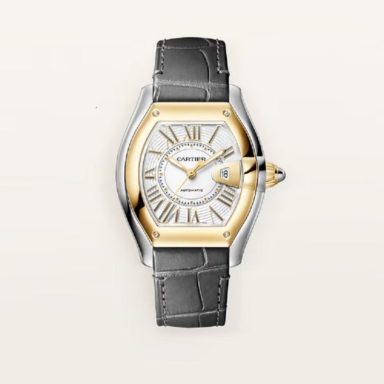 Cartier Replica Watch Roadster watch, Stainless Steel and 18k Yellow Gold, 42.5mm x 34.92mm, W2RD0009