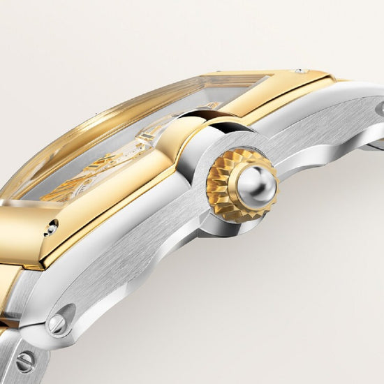Cartier Replica Watch Roadster watch, Stainless Steel and 18k Yellow Gold, 47.2mm x 38.8mm, W2RD0010