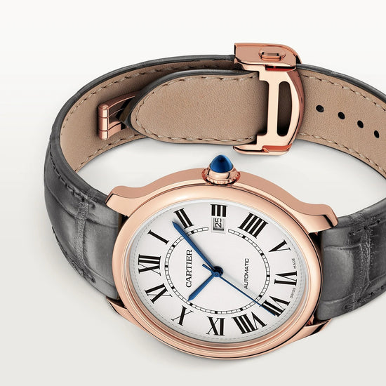 Cartier Replica Watch Ronde Louis Cartier Replica Watch, 18k Rose Gold, 40mm, WGRN0011