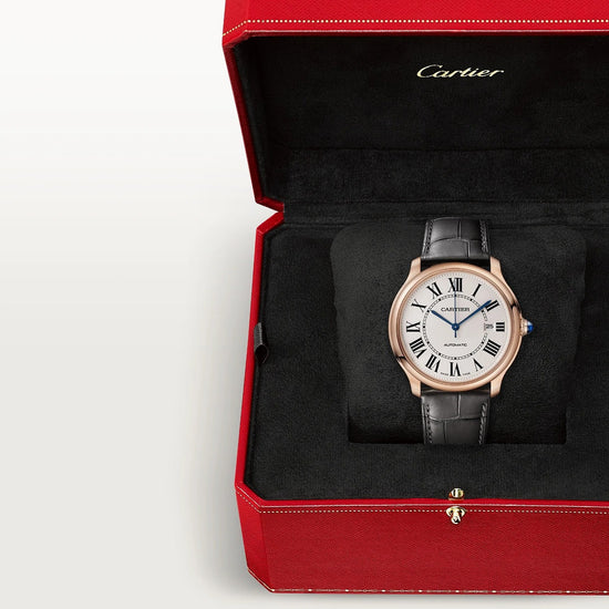 Cartier Replica Watch Ronde Louis Cartier Replica Watch, 18k Rose Gold, 40mm, WGRN0011