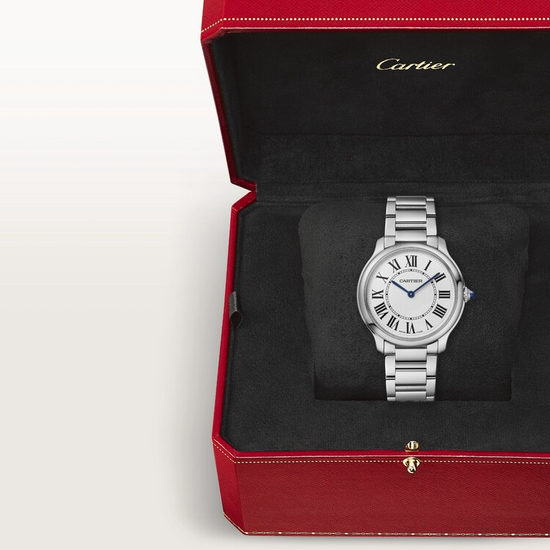 Cartier Replica Watch Ronde Must de Cartier Replica Watch, Stainless Steel, 36mm, WSRN0034