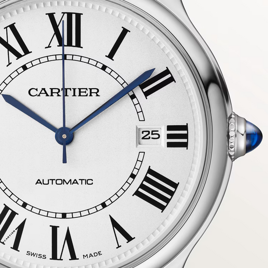 Cartier Replica Watch Ronde Must de Cartier Replica Watch, Stainless Steel, 40mm, WSRN0035