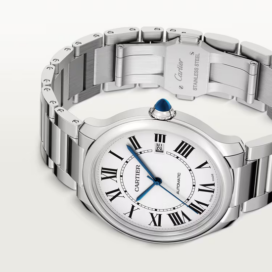 Cartier Replica Watch Ronde Must de Cartier Replica Watch, Stainless Steel, 40mm, WSRN0035
