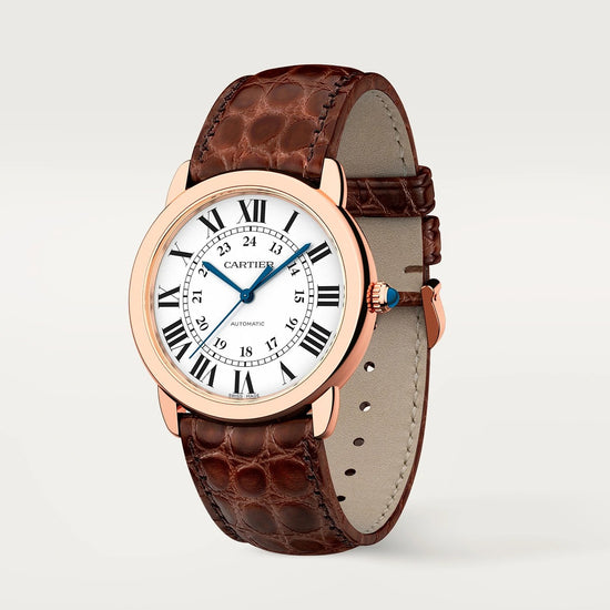 Cartier Replica Watch Ronde Solo de Cartier Replica Watch, 18k Rose Gold, 36mm, W2RN0008