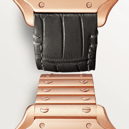 Cartier Replica Watch Santos de Cartier Replica Watch, 18k Rose Gold, 35.1mm, WGSA0031