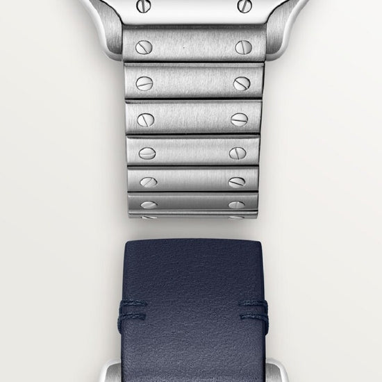 Cartier Replica Watch Santos de Cartier Replica Watch, Stainless Steel, 27mm x 34.5mm, WSSA0082