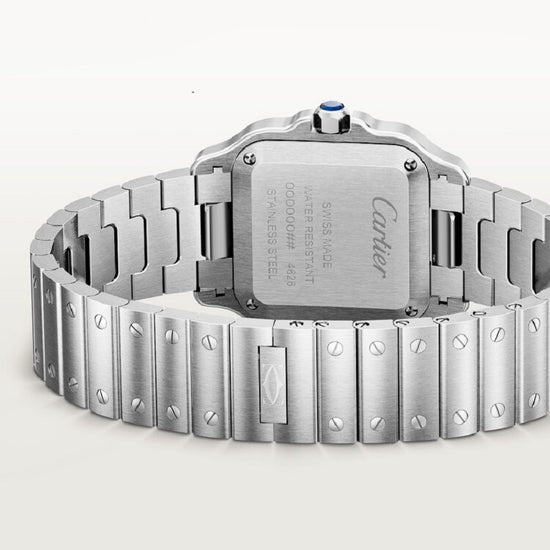 Cartier Replica Watch Santos de Cartier Replica Watch, Stainless Steel, 27mm x 34.5mm, WSSA0082